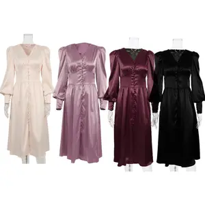 Dài sưng húp tay Áo mùa thu Dresses áo cho phụ nữ Evening Dresses sang trọng Dresses thanh lịch