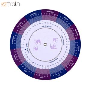 Règle de roue de calculatrice de <span class=keywords><strong>date</strong></span> d'échéance de <span class=keywords><strong>grossesse</strong></span> de roue d'IMC de PVC - Product Image 2