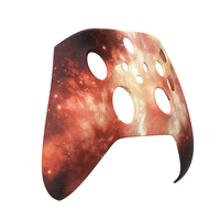 Coque de remplacement Oursteam Blue Nebula pour Xbox Series XS, coque avant Soft Touch