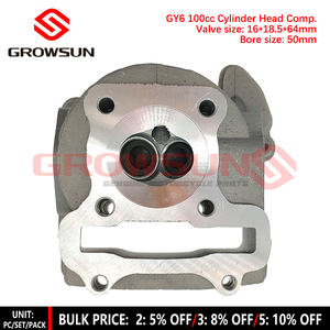 GY6 50CC 60CC 80CC 100CC 120CC silindir kafası COMP. 139QMB SCOOTER ATV ZNEN JMSTAR TAOTAO ROKETA UM için NORMAL vana ile - Product Image 4