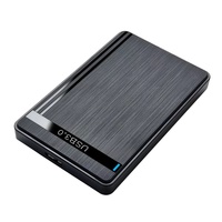 Внешний корпус для SSD/HDD 2.5 дюйма с интерфейсом USB 3.0, безвинтовая установка, с поддержкой UASP для ПК и ноутбуков