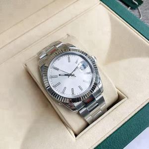 Montres de luxe en acier inoxydable avec calendrier, date automatique, mouvements mécaniques automatiques, boîtier argenté - Product Image 2