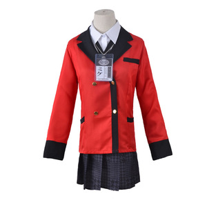 Ensemble complet Kakegurui Yumeko Jabami Saotome Meari Uniforme scolaire japonais pour filles Costume de cosplay Adulte Enfant Fille - Product Image 4