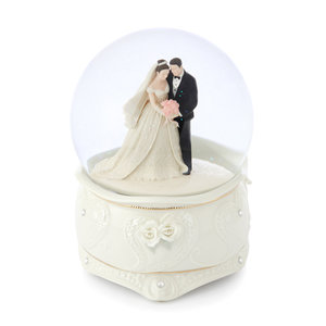 ลูกโลกหิมะสำหรับเด็กทารก150มม. ลูกโลกน้ำมีเสียงดนตรีจริงความฝันในงานแต่งงาน - Product Image 1