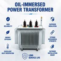 Transformateur de distribution immergé dans l'huile triphasé 75 kVA 13,8 kV 220/127 V 50 Hz/60 Hz refroidissement ONAN pour postes de transformation d'entreprennements publics