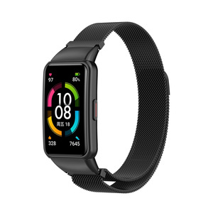 Bracelet Milanese en métal pour Band 6/7 avec fermoir magnétique, style sportif et tendance - Product Image 5