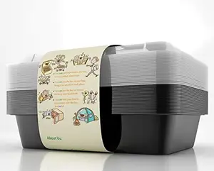 Contenitori per la preparazione contenitori per alimenti a coperchi singoli Bento scatole per il pranzo impilabili senza BPA