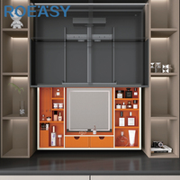 Système de levage vertical intelligent KL-MZ55 pour le rangement des cosmétiques dans un dressing, adapté aux tables de toilette/armoires