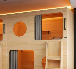 KSL Capsules de couchage de luxe en bois, lits superposés pour auberges, lits d'hôtel capsule avec serrure intelligente, personnalisables - Product Image 5