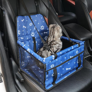 <strong>Pet</strong> Reinforce Car <strong>Booster</strong> Seat for Dog Cat Portable and Breathable Bag with Seat Belt Dog Carrier Safety Stable for <strong>Pets</strong> - Product Image 1
