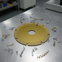 Disque de meulage diamanté brasé pour le polissage du marbre, disque de meulage pour carreaux de céramique, disque de coupe pour pierre de quartz