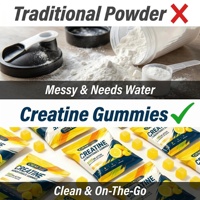 Complément alimentaire en gommes pré-entraînement OEM Gym, 5000 mg de créatine monohydrate, gommes pour développer les muscles, gommes pour booster l'énergie