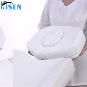 Kisen Luxury White Esthetician Massage <b>Table</b> Beauty Salon Furniture Lash Bed Cosmetic <b>Electric</b> Spa Beauty Facial Massage Bed - Product Image 6
