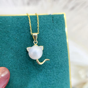 Accesorios de Perlas DIY de Plata S925 Serie Sky Float - Bandeja con Forma de Fantasma Barroco 5004 Colgantes y Dijes de Perlas - Product Image 2