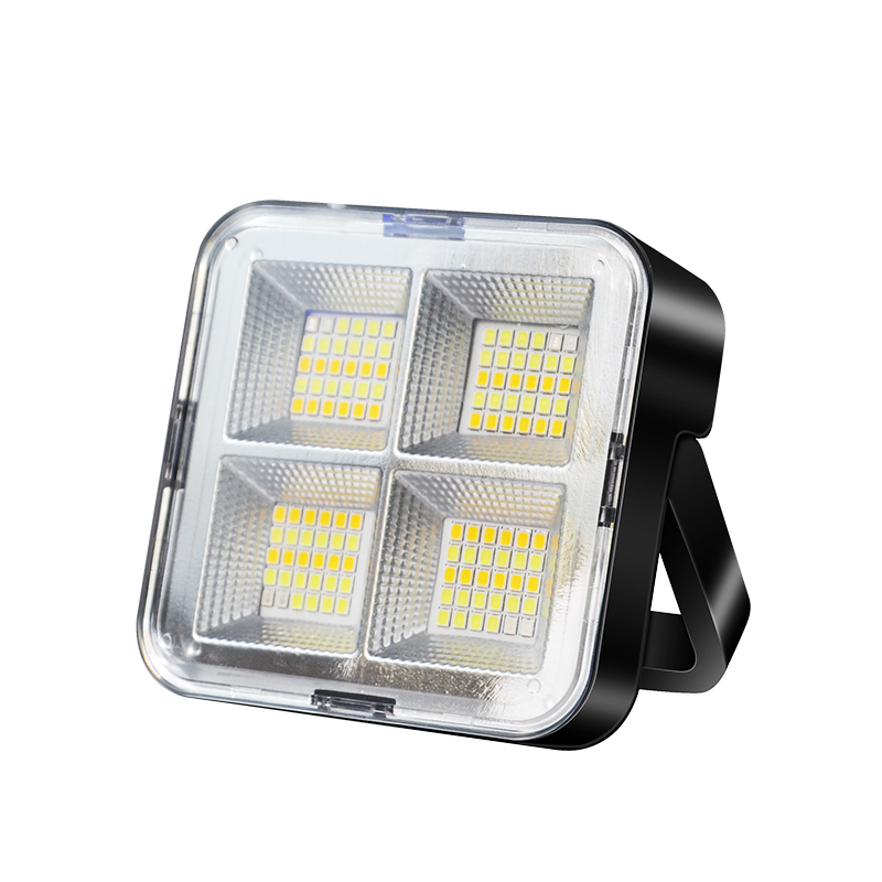 Long Battery Life Led Portable Work Light Usb Solar Charging ABS Materials Rechargeable Emergency Flood Light