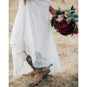 Abito da sposa a sirena avorio con spalle scoperte e maniche lunghe a fascia # 1280 - Product Image 6