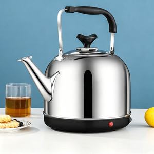 Bouilloire Électrique en Acier Inoxydable Grande Taille à Coupure Automatique et Sifflet, <span class=keywords><strong>Chauffe</strong></span>-<span class=keywords><strong>Eau</strong></span> Domestique à Ébullition Rapide – Vente en Gros Usine - Product Image 1