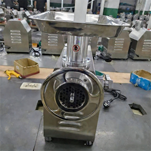 Nueva Picadora de Carne Eléctrica Automática Trifásica con Capacidad de 120 kg/h para Picar Carne, Vegetales y Especias, Procesamiento de Carne - Product Image 5