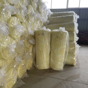 لفائف عزل من الصوف الزجاجي، بطانية من الألياف الزجاجية مقاومة للحرارة وعازلة للصوت، مواد للأسقف والجدران والقنوات التدفئة والتهوية وتكييف الهواء - Product Image 4