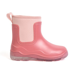 Top Fashion Coloré Anti-Dérapant Gumboots Léger Imperméable Bottes <span class=keywords><strong>De</strong></span> <span class=keywords><strong>Pluie</strong></span> pour Enfants pour Tout-Petits Garçons Filles Hiver Automne Utilisation - Product Image 4
