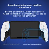 Console de jeu rétro HC800, écran 7 pouces, console de jeu portable, nouveau produit avec batterie 3000 mAh, jeux vidéo open source