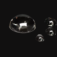 K9 Crown Optical Glass Hemispherical Ball Lenses, 0.5mm to 25mm Diameter Clear Focusing Glass Hemisphere Optical Elements