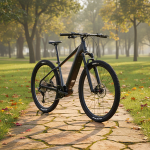 Nouveau VTT électrique en aluminium LEAO <span class=keywords><strong>EM5</strong></span> M560 500W 2026 avec frein hydraulique et batterie intégrée pour homme – Idéal pour le sport et comme deuxième vélo - Product Image 1