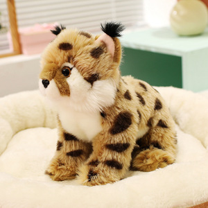 Peluche de Lince Realista OEM ODM, Peluche de Gato Silvestre Realista, Muñeco de Peluche de <span class=keywords><strong>Animal</strong></span> Salvaje Suave, Peluche con Logotipo Bordado Personalizado - Product Image 4