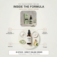 Serum Penumbuh Rambut Private Label Squalane Formula 2-IN-1 Lotion Perawatan Penumbuh Rambut Cepat, Rambut Lebih Tebal dan Lebat OEM