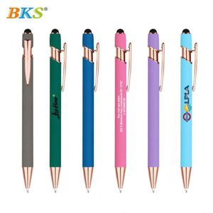Stylo à bille électrique multifonctionnel de luxe avec logo personnalisé, écran tactile, largeur d'écriture 1,0 mm, matériau métallique - Product Image 3