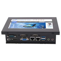 7 pulgadas FHD plano todo en uno Panel industrial Pc táctil capacitiva Panel de pantalla táctil industrial Pc