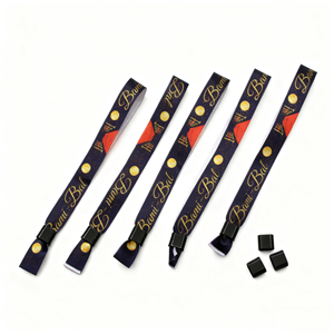 Nueva Llegada de Stock, Diseño Personalizado Gratuito, Pulsera de Tela de Poliéster Sublimada para el <span class=keywords><strong>Black</strong></span> <span class=keywords><strong>Friday</strong></span> o Fiestas de Boda - Product Image 6