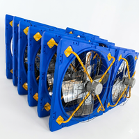 Ventilador Eléctrico de Gran Tamaño para Ventilación y Refrigeración, Extractor de Aire para Establos de Vacas, Granjas Lecheras, con Aspas
