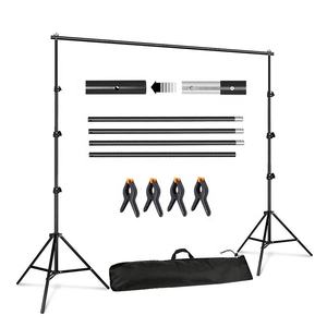 HEYU Soporte Ajustable para Fondos de Fotografía de 2.6*3M, Soporte para Fondos de Estudio de Foto y Video - Product Image 1
