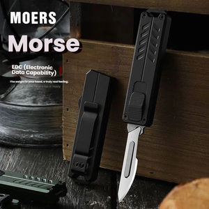 Cuchillo multiusos para exteriores, cuchillo para abrir paquetes, mini cuchillo quirúrgico portátil, cuchillo de bolsillo con forma de llave. - Product Image 4