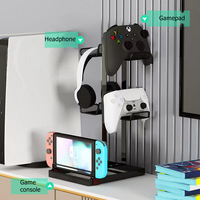 Support de support de casque de joystick de contrôleur de jeu suspendu en métal robuste pour console de jeu