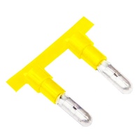 MPD1.25-156 connecteurs de déconnexion électrique à épissure rapide en laiton préisolé, Type de balle, tailles mâles, bornes de fil à sertir