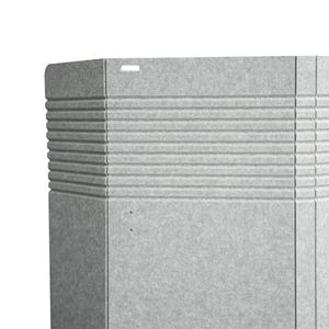 Modification rapide de la disposition du bureau, construction utilisant des cloisons de bureau pliables en fibre de polyester autoportantes pour une utilisation en cuisine extérieure - Product Image 4