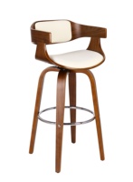 Mobilier commercial tabouret de bar chaises de bar couverture en cuir avec repose-pieds rond chaise de bar haute fabricant en bois de chêne Chine
