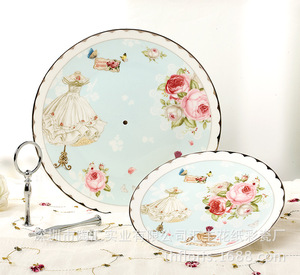Présentoir à gâteaux en céramique à 2 niveaux, platine, pour dropshipping Shopify, bol à fruits, plateau de présentation pour thé de l'après-midi et desserts - Product Image 3