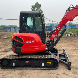 Oferta especial horas bajas 2023 Kubota buen estado U55 mini excavadora de 5,5 toneladas maquinaria de excavadora usada de China - Product Image 1
