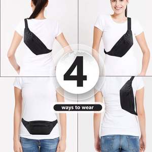 Échantillon gratuit, vente en gros, sac banane personnalisé pour femme, ceinture de course, sac banane de voyage - Product Image 5