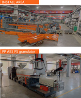 La plus récente machine de granulation en plastique vis unique 100 à 800 kg/H pour le recyclage PA PP ABS PET avec 1 an de garantie