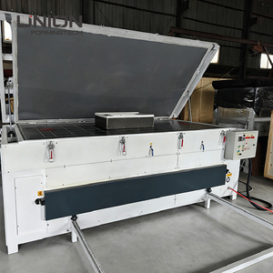 Machine <span class=keywords><strong>de</strong></span> thermoformage automatique sous vide avec <span class=keywords><strong>pompe</strong></span> et membrane en silicone pour la fabrication <span class=keywords><strong>de</strong></span> vasques en Corian, surfaces solides, PVC et bois - Product Image 2