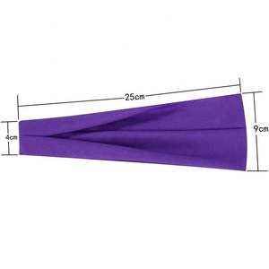 Vente en gros Bandeaux élastiques anti-transpiration personnalisés <span class=keywords><strong>Bandeau</strong></span> pour cheveux secs Entraînement Sport Fitness Yoga <span class=keywords><strong>Bandeau</strong></span> pour tête <span class=keywords><strong>Bandeau</strong></span> pour femmes et hommes - Product Image 3
