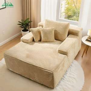 Wayon L-förmiges Komprimierbares Sofa für Kleine Räume Schlafzimmer Wohnzimmer <span class=keywords><strong>2</strong></span>/<span class=keywords><strong>3</strong></span>-Sitzer Leicht zu Bewegen - Product Image 3