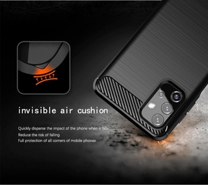 <span class=keywords><strong>Coque</strong></span> de téléphone en silicone imitation carbone anti-rayures pour <span class=keywords><strong>Samsung</strong></span> A32 <span class=keywords><strong>5G</strong></span>, prix avantageux - Product Image 2