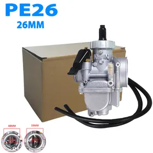 (مخزون جاهز) PE26 26 CARBURETOR لهوندا NSR KEIHIN DASH 26 KX80 KX100 KX125 LS125 كربوتر دراجة نارية عالمية