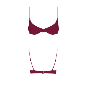 2026 New Eco Friendly High Quality Factory Wholesale Custom <strong>Red</strong> Underwire Bralette 2 Pieces <strong>Bikini</strong> <strong>Set</strong>. - Product Image 1