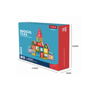 <span class=keywords><strong>Gioco</strong></span> di Piastrelle Magnetiche per Bambini, Set di Giocattoli Magnetici Educativi, Fornito dalla Fabbrica Xinbida - Product Image 1